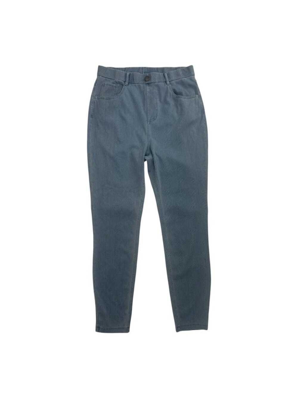Halara Jeggings Medium Blue High Waisted Stretch Pull On Skinny Denim Pants NWOT